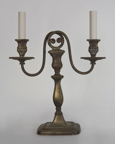 Vintage Collection image 1 of a pair of Silverplate Candelabra by E. F. Caldwell antique.
