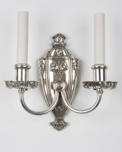 Vintage Collection image 1 of a Silverplate E. F. Caldwell Sconce antique.