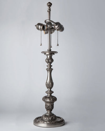 Vintage Collection image 1 of a Silverplate Table Lamp by Caldwell antique.
