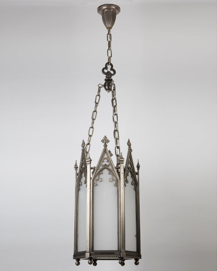Six Sided Nickel Gothic Revival Lantern | Vintage Collection