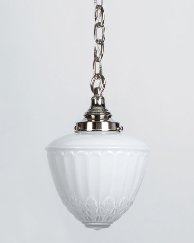 Remains Lighting Co. Collection image 1 of a Sophia Pendant made-to-order.  Shown in Polished Nickel.