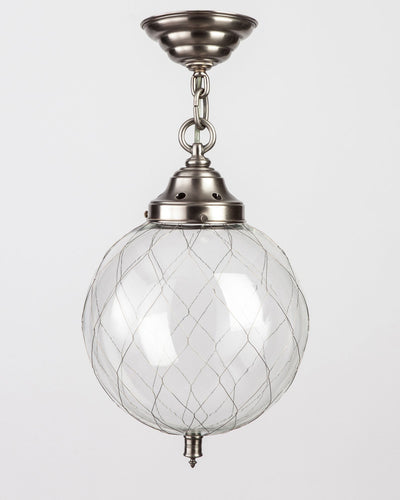 Remains Lighting Co. Collection image 1 of a Sorenson 10 Lantern made-to-order.  Shown in Light Pewter.