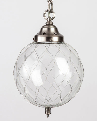 Remains Lighting Co. Collection image 1 of a Sorenson 10 Lantern made-to-order.  Shown in Light Pewter.