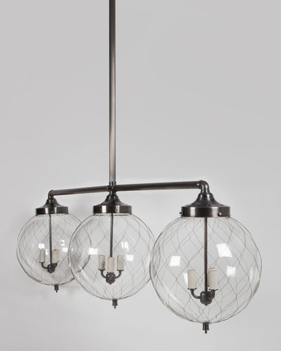 Remains Lighting Co. Collection image 1 of a Sorenson 14 Billiard made-to-order.  Shown in Light Pewter.