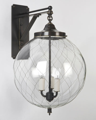 Remains Lighting Co. Collection image 1 of a Sorenson 14 Exterior Wall Lantern made-to-order.  Shown in Oil Rubbed Bronze.