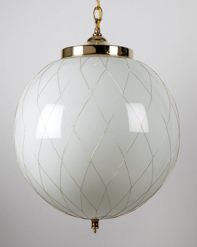 Remains Lighting Co. Collection image 1 of a Sorenson 18 Pendant made-to-order.  Shown in Polished Brass.