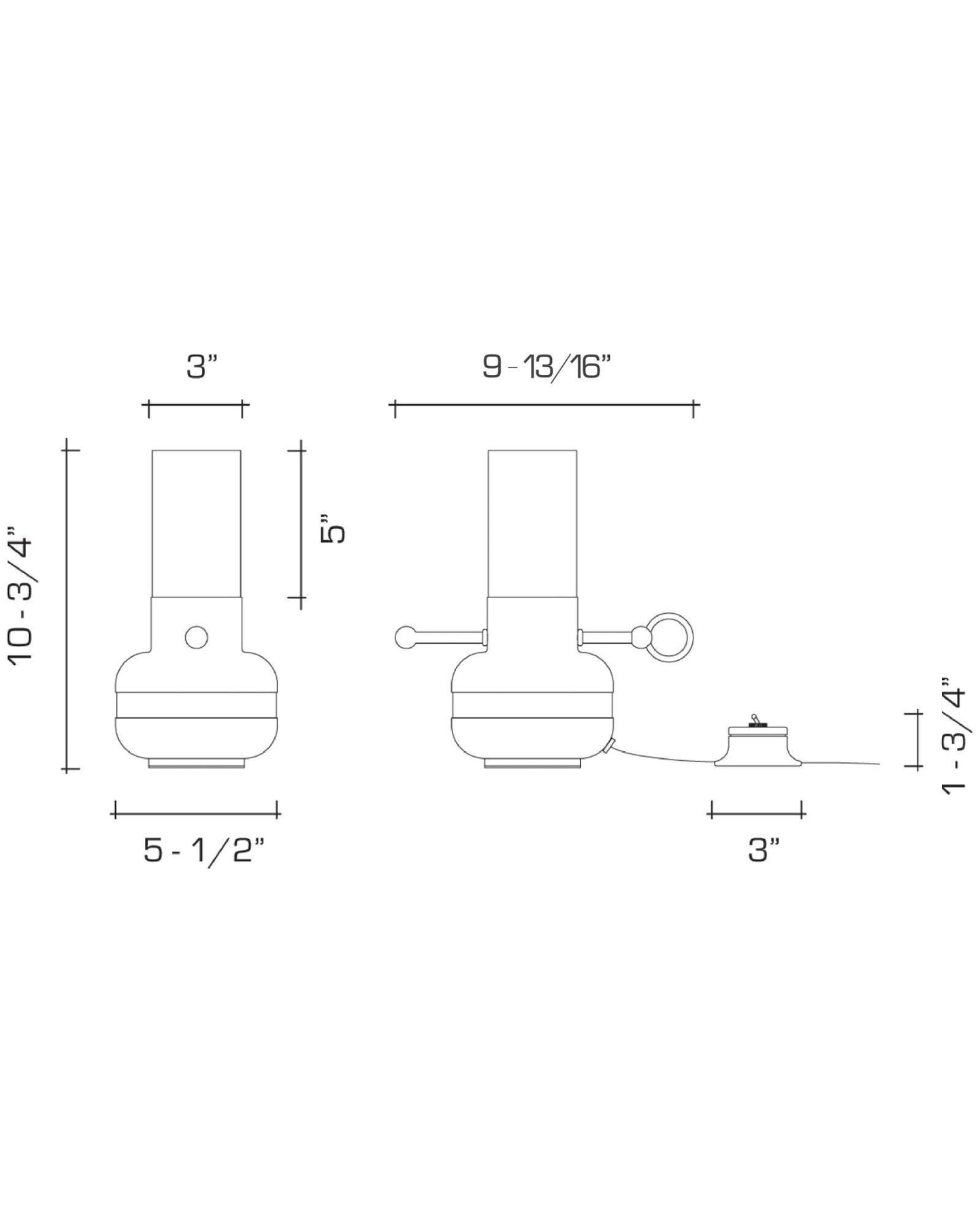 Table Lantern by Commune Design – Remains Lighting Co.