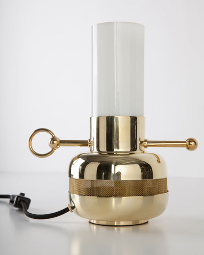 Commune Collection image 1 of a Table Lantern made-to-order in a Polished Brass finish.