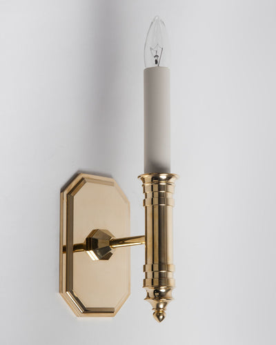 Remains Lighting Co. Collection image 1 of a Tess 13 Sconce made-to-order in a Polished Brass finish.