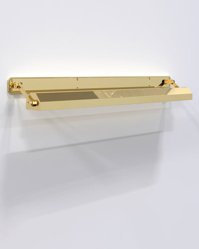 Remains Lighting Co. Collection image 1 of a Tess Extra Large Picture Light made-to-order in a Polished Brass finish.