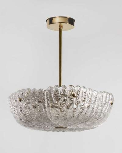 Vintage Collection image 1 of a Textured Glass Orrefors Chandelier antique.