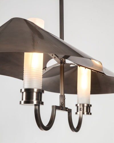 Remains Lighting Co. Collection image 1 of a Union Pendant made-to-order in a Dark Iron finish.